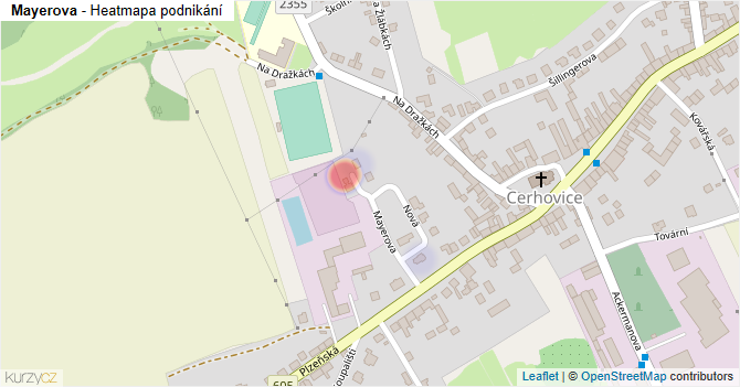 Mayerova - mapa podnikání