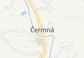 Čermná v obci Čermná - mapa části obce