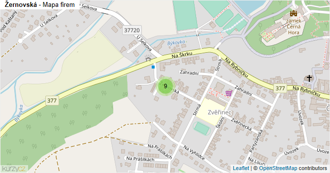 Žernovská - mapa firem