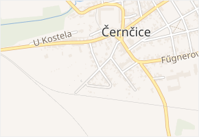 Klostermannova v obci Černčice - mapa ulice