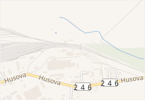 Pivovar v obci Černčice - mapa ulice