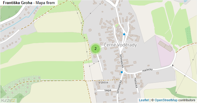 Františka Groha - mapa firem