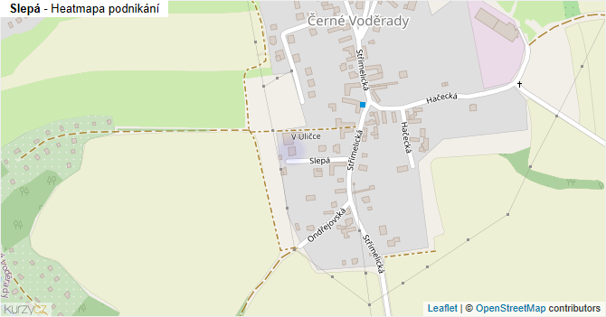 Slepá - mapa podnikání