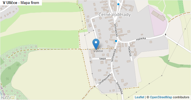 V Uličce - mapa firem