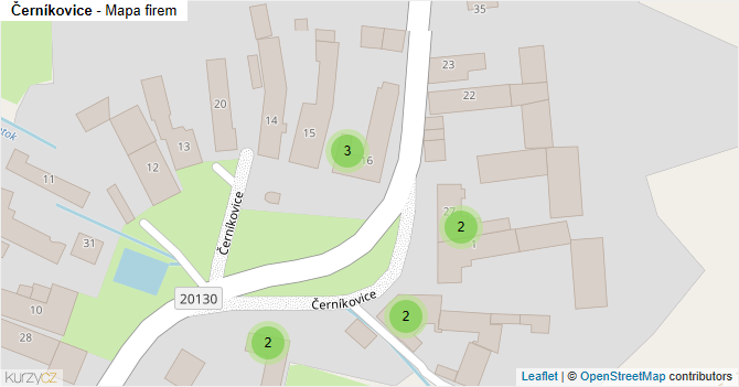 Černíkovice - mapa firem