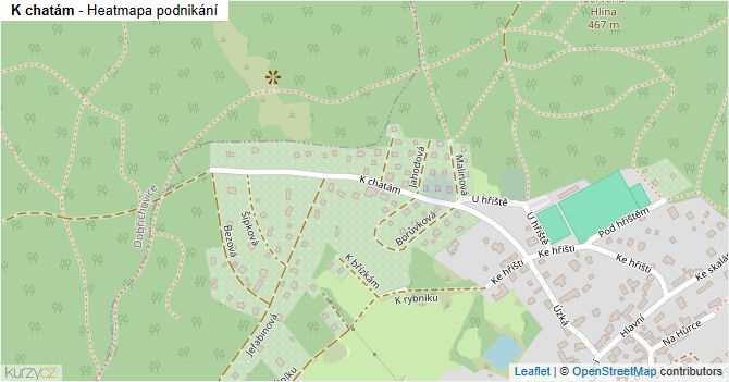 K chatám - mapa podnikání