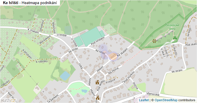 Ke hřišti - mapa podnikání