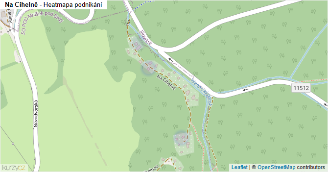 Na Cihelně - mapa podnikání