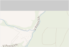 V Potocích v obci Černolice - mapa ulice