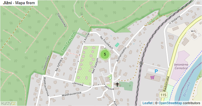 Jižní - mapa firem
