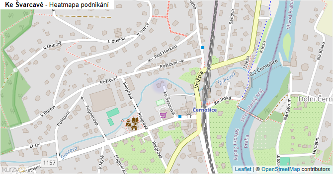Ke Švarcavě - mapa podnikání