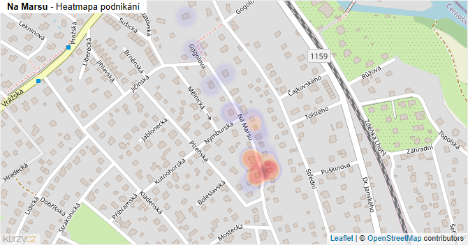 Na Marsu - mapa podnikání