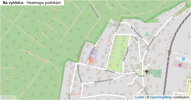 Na vyhlídce - mapa podnikání