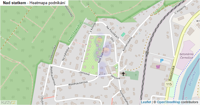 Nad statkem - mapa podnikání