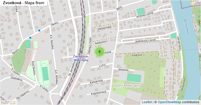Zvonková - mapa firem