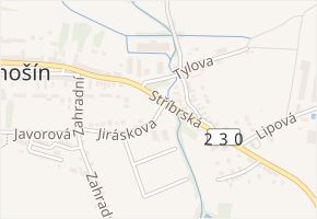 Jiráskova v obci Černošín - mapa ulice