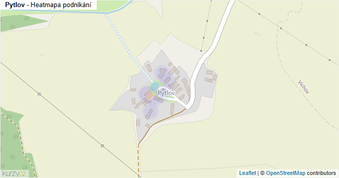 Pytlov - mapa podnikání