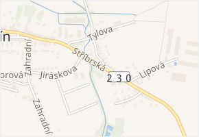 Stříbrská v obci Černošín - mapa ulice