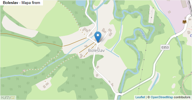 Boleslav - mapa firem