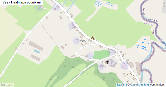 Ves - mapa podnikání