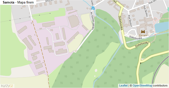 Samota - mapa firem