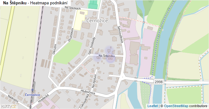 Na Štěpníku - mapa podnikání