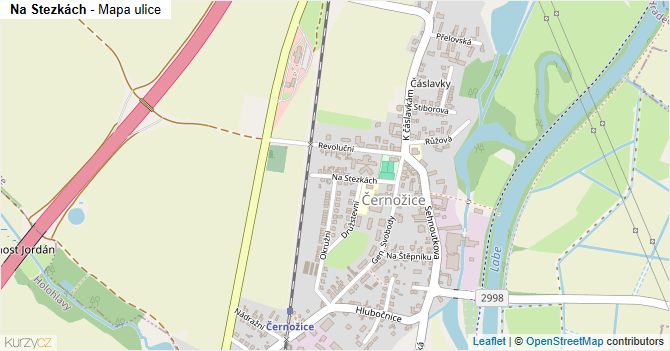 Na Stezkách - mapa ulice
