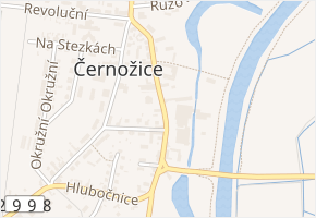 Sehnoutkova v obci Černožice - mapa ulice