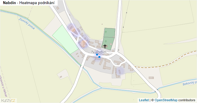 Nabdín - mapa podnikání