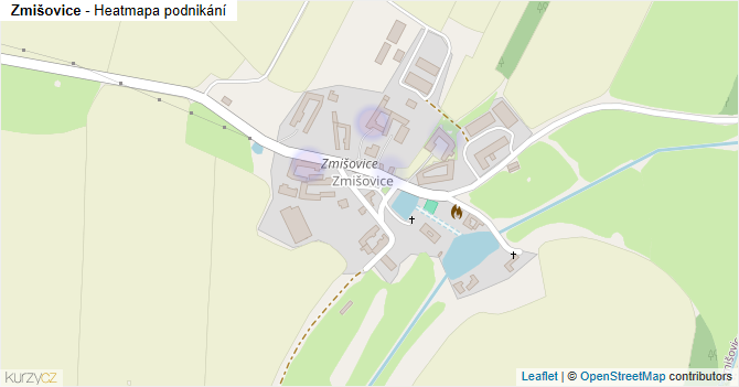 Zmišovice - mapa podnikání