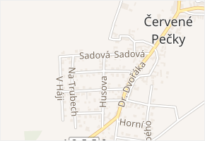 Havlíčkova v obci Červené Pečky - mapa ulice