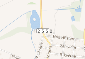 Na Pazderně v obci Červené Pečky - mapa ulice