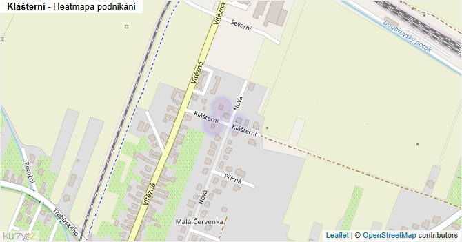 Klášterní - mapa podnikání