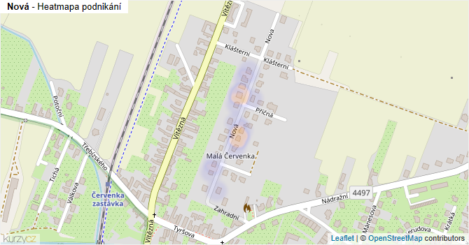 Nová - mapa podnikání