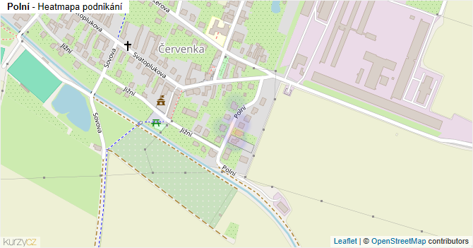 Polní - mapa podnikání