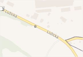 Lužická v obci Česká Kamenice - mapa ulice
