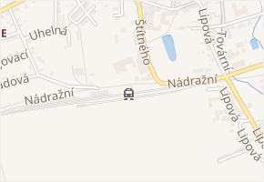 Nádražní v obci Česká Kamenice - mapa ulice