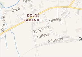 Spojovací v obci Česká Kamenice - mapa ulice