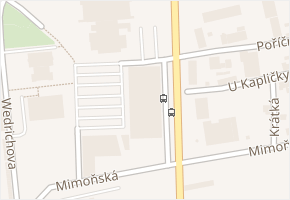 Mimoňská v obci Česká Lípa - mapa ulice