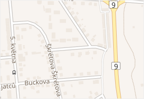 Na Ptačí louce v obci Česká Lípa - mapa ulice