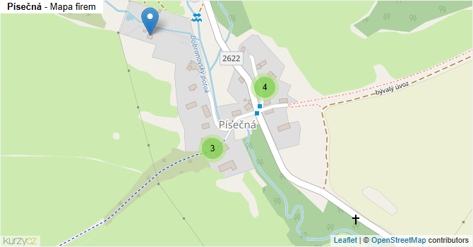 Písečná - mapa firem