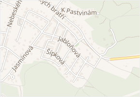 Topolová v obci Česká Lípa - mapa ulice
