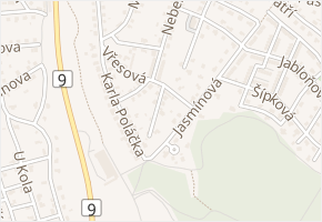 Trnková v obci Česká Lípa - mapa ulice