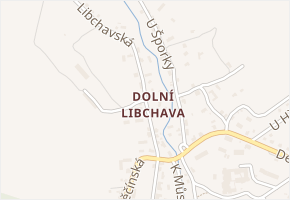 U Hřiště v obci Česká Lípa - mapa ulice