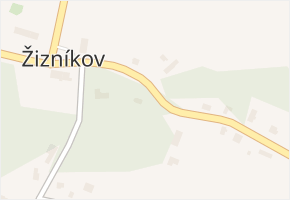 Žizníkov v obci Česká Lípa - mapa části obce