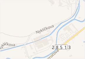 Nyklíčkova v obci Česká Skalice - mapa ulice