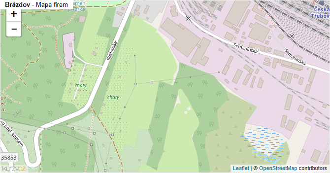 Brázdov - mapa firem