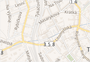 F.V.Krejčího v obci Česká Třebová - mapa ulice