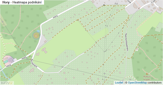 Hory - mapa podnikání