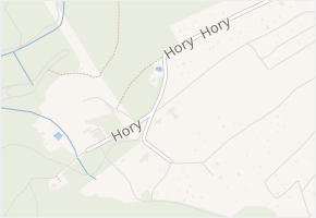 Na Horách v obci Česká Třebová - mapa ulice